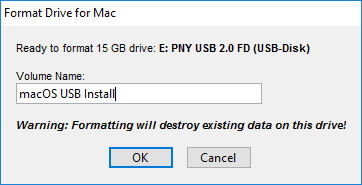 format usb drive for mac and pc sierra